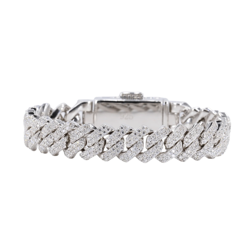 Cuban Bracelet VVS Moissanite Diamonds