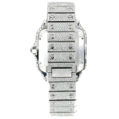 41MM Moissanite Diamond Watch 20CT