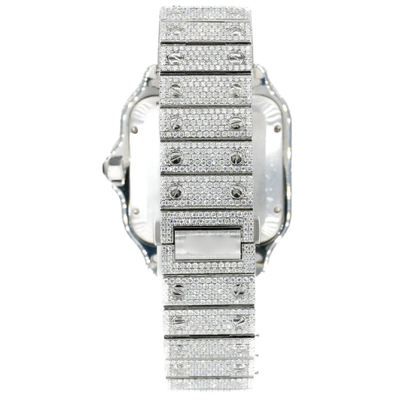 41MM Moissanite Diamond Watch 20CT