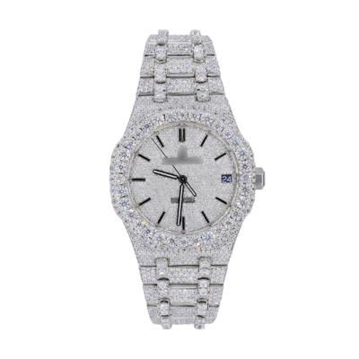 41MM Moissanite Diamond Watch 20CT