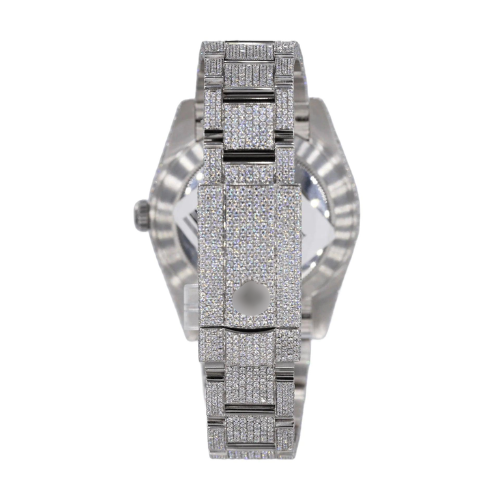 41MM Moissanite Diamond Watch 20CT