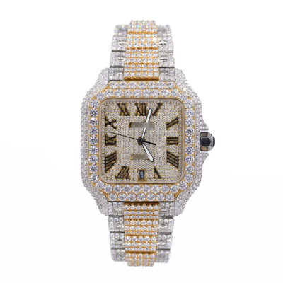 41MM Moissanite Diamond Watch 20CT