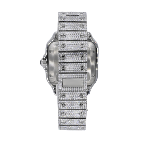 41MM Moissanite Diamond Watch 20CT