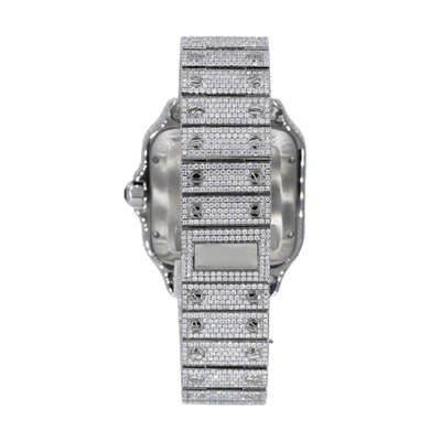 41MM Moissanite Diamond Watch 20CT