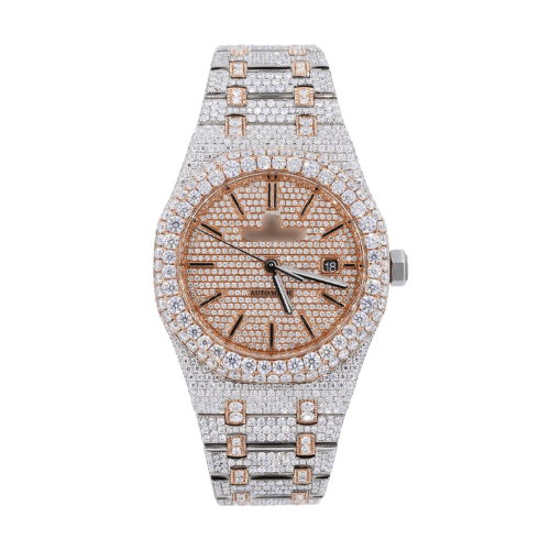 41MM Moissanite Diamond Watch 20CT