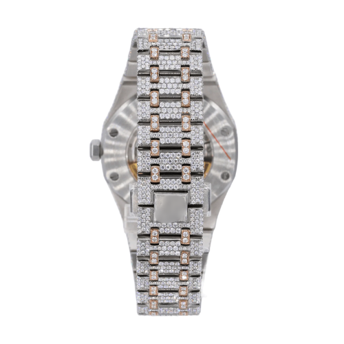 41MM Moissanite Diamond Watch 20CT