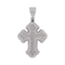 Baguette Gothic Cross VVS Moissanite Diamond Pendant